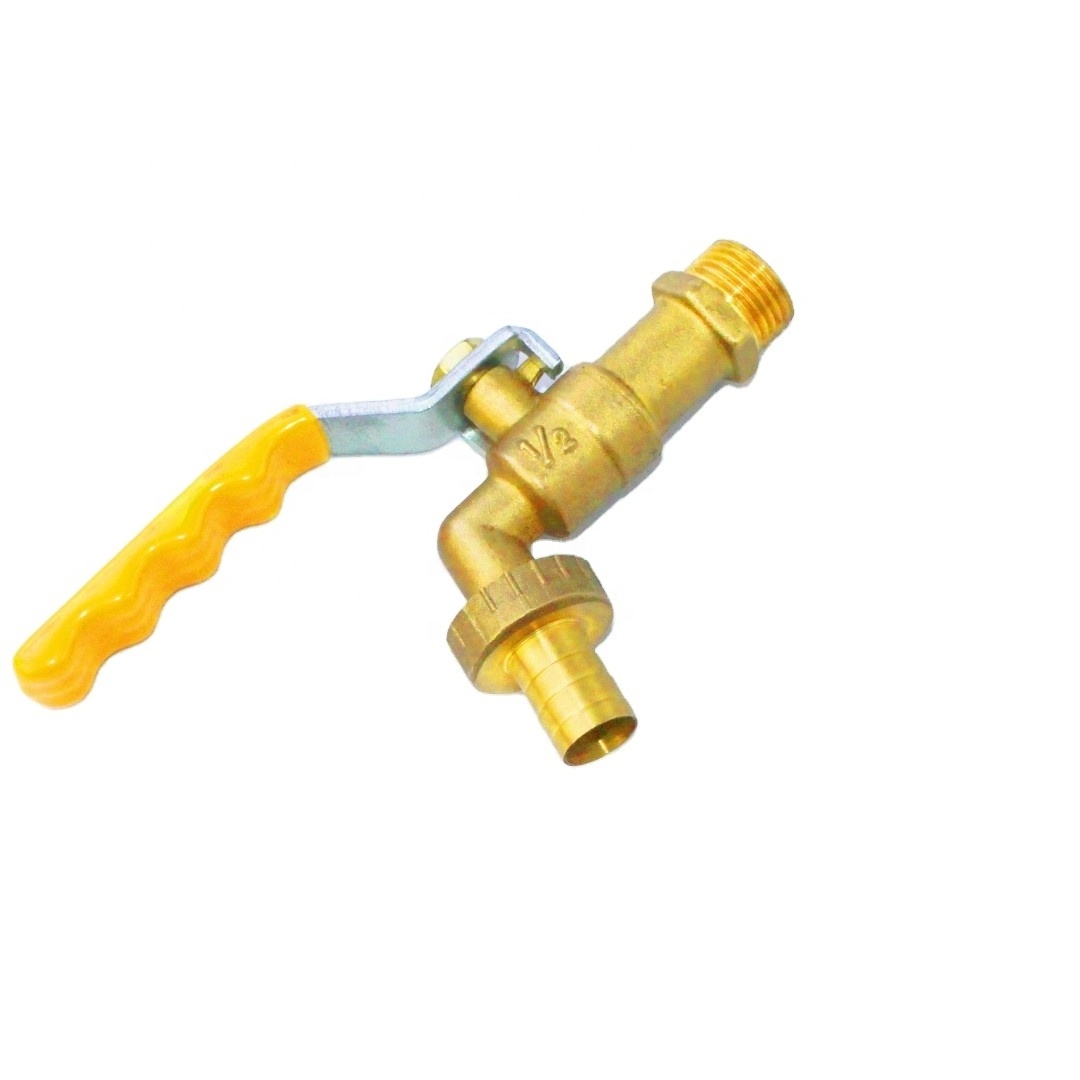 Brass faucet bibcock  Star 1/2in 3/4in 1in Brass Faucet Steel water faucet is suitable for water Valve Manufacturer