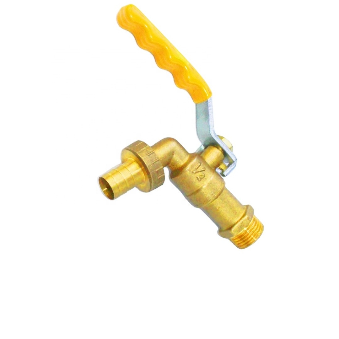 Brass faucet bibcock  Star 1/2in 3/4in 1in Brass Faucet Steel water faucet is suitable for water Valve Manufacturer