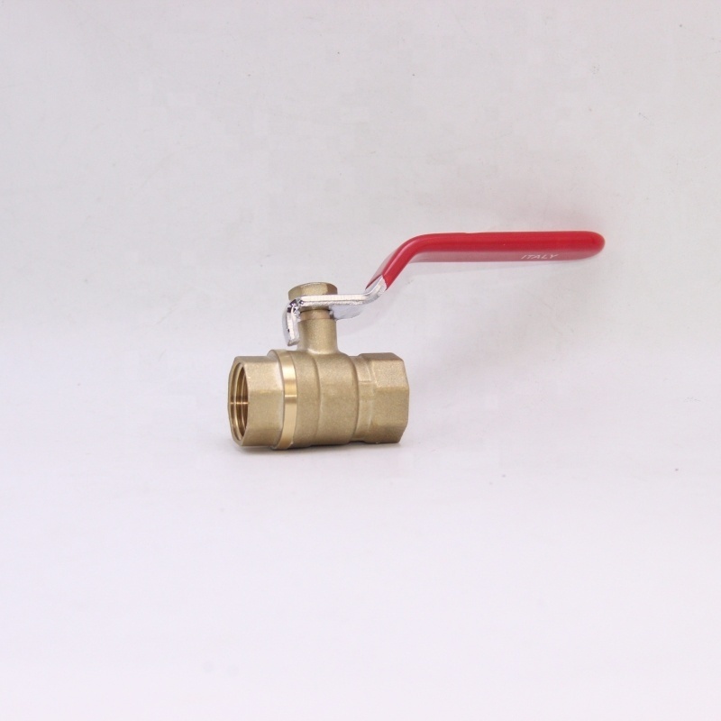 JD-4099 1/2 brass ball valve with copper color for home plumbing system