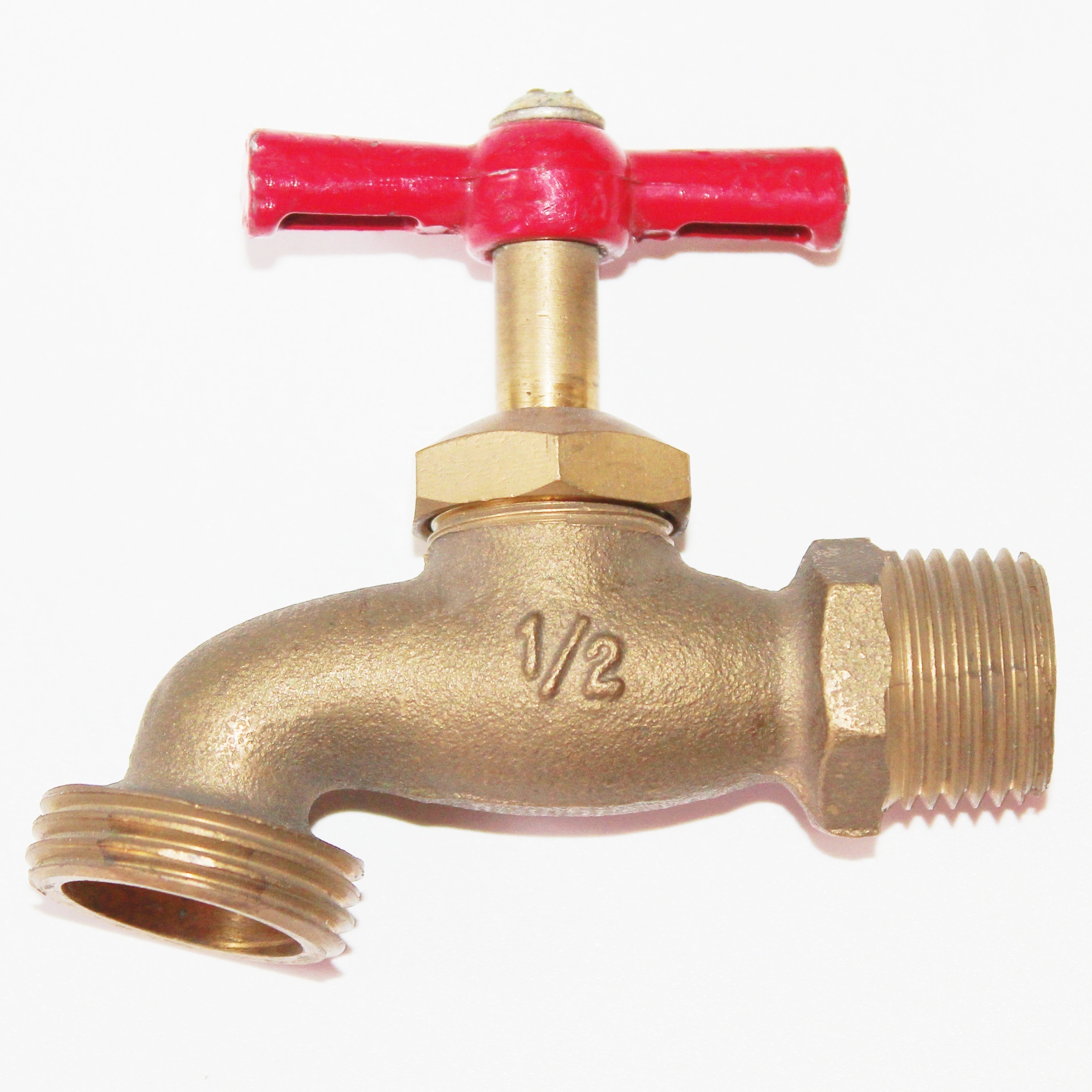 OEM china factory PVC Steel Coated lever handle brass garden ball tap hose bibcock