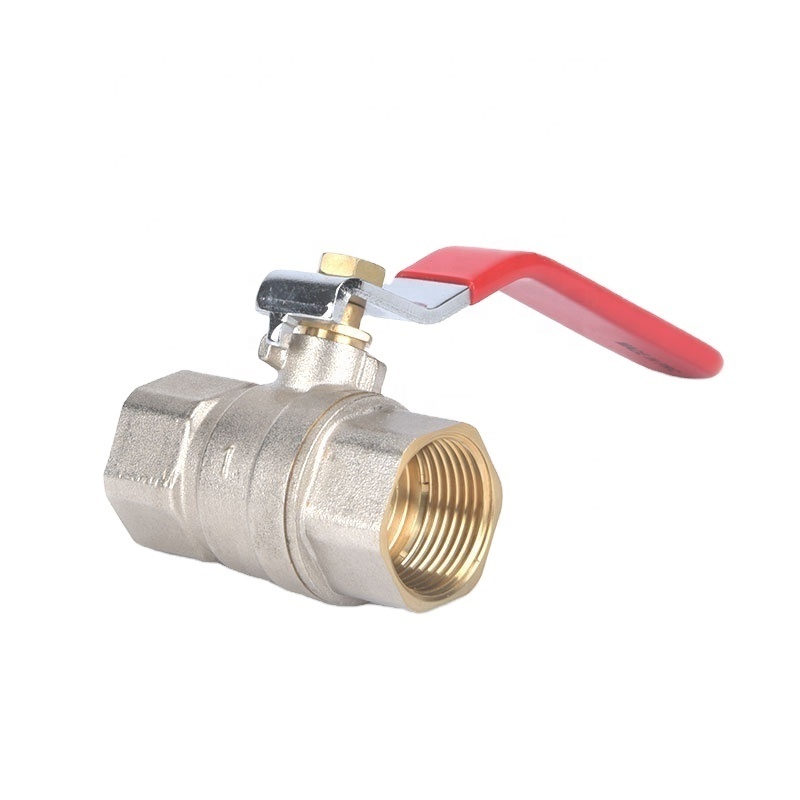 Hot Sale quality 1/2-4in Brass ball valve Copper Manual Inch Custom Size Brass Thickening Female Thread Ball Valve