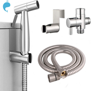 GEE-N Chrome Plating Brass G1/2" Bathroom High Pressure Sprayer Muslim Shower Bidet Toilet Shattaf