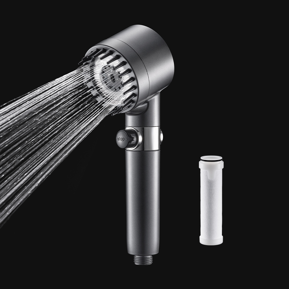 GEE-N ABS Gun Grey Multi-functional Beauty Salon Hand Liquid Dispense Filter Hand Shower Outlet Head Kit