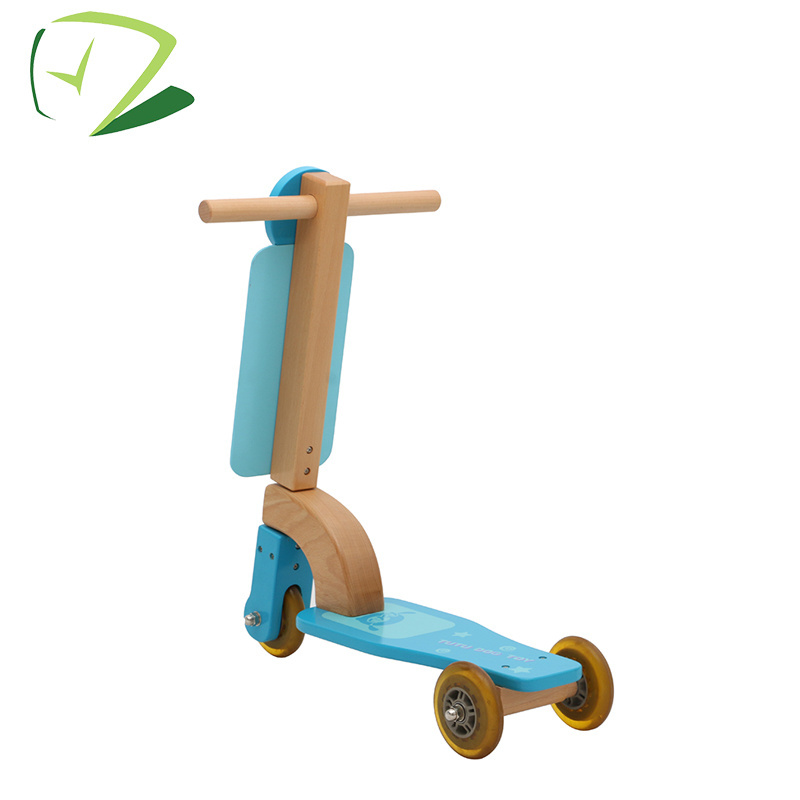 Best Selling toddler ride on toys kids first baby christmas gift wooden scooter