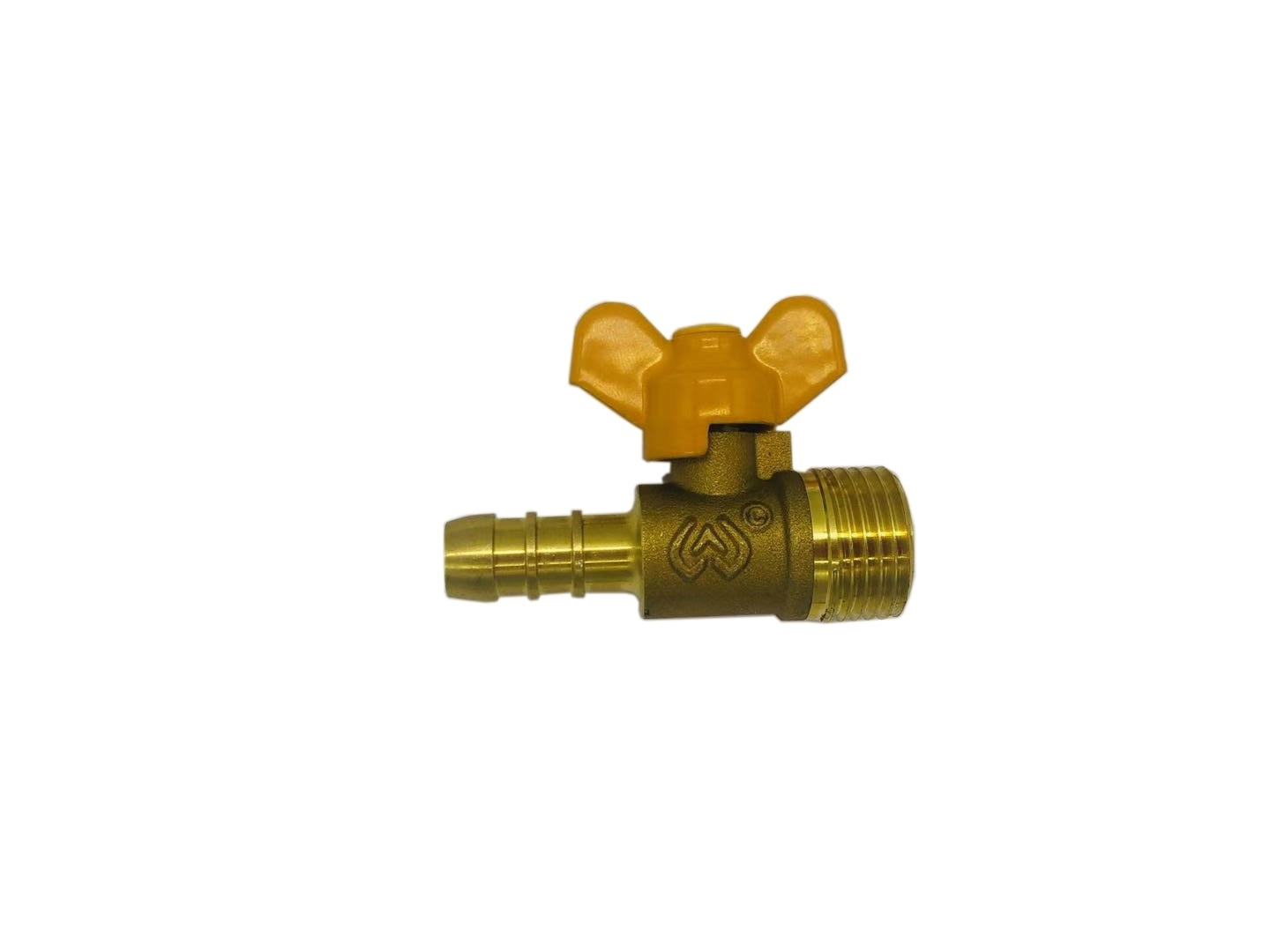 brass thread gas valve with butterfly handle Hose Connection mini ball valve 1/2