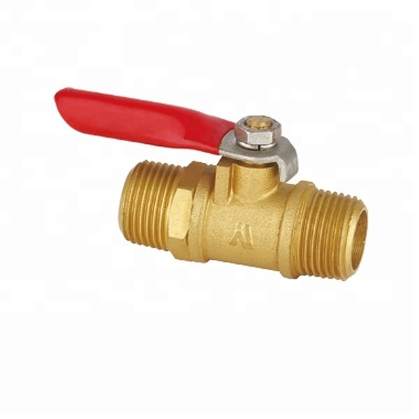 Factory new pneumatic component shut off  mini brass gas ball valve