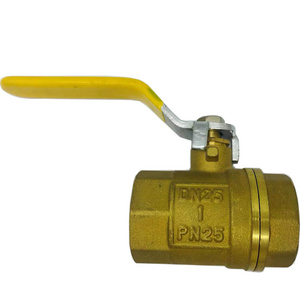 3/4" China  Best price  good quality  yellow handle brass ball valve