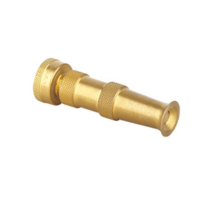 Brass quick connector adjustable garden hose fitting nozzle