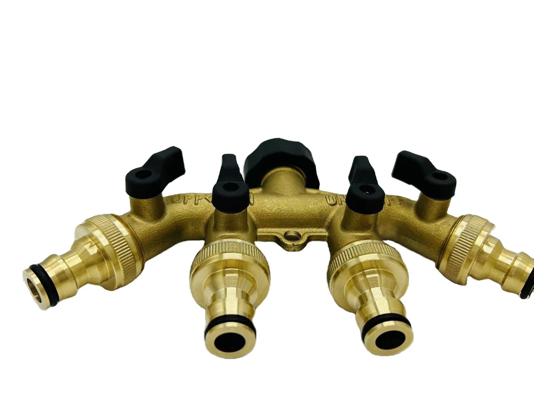 Best Quality Brass manifold 4 Way Garden Water Tap Connector Water Hose coupler