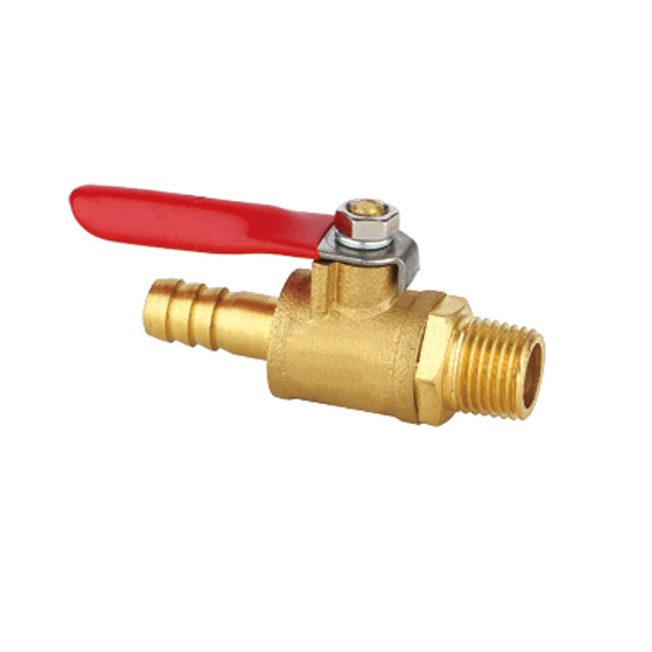 1/4 inch Dia Brass  Hose Pipe Connectors  Ball  gas Valves