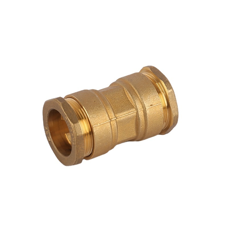 Brass compression fittings union quick connect Accesorios Pe 1/2 inch pex brass expansion fittings