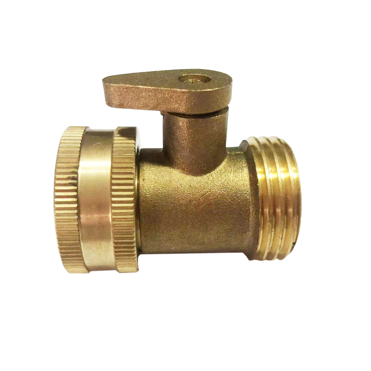 hot sale heavy duty shut off valve brass garden quick hose connector