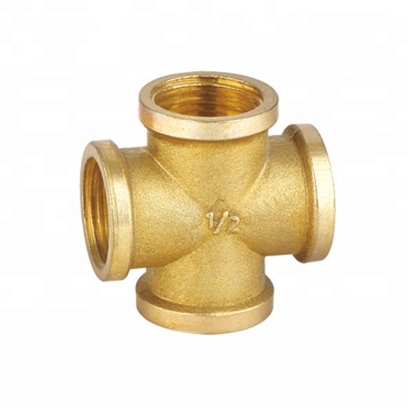 Brass elbow 90 degree connector compression pipe fitting