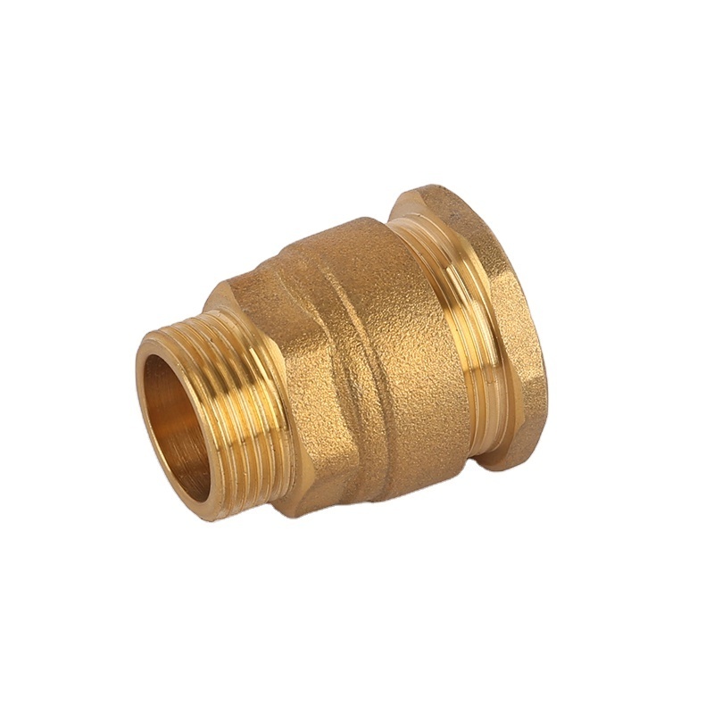 Brass compression fittings union quick connect Accesorios Pe 1/2 inch pex brass expansion fittings