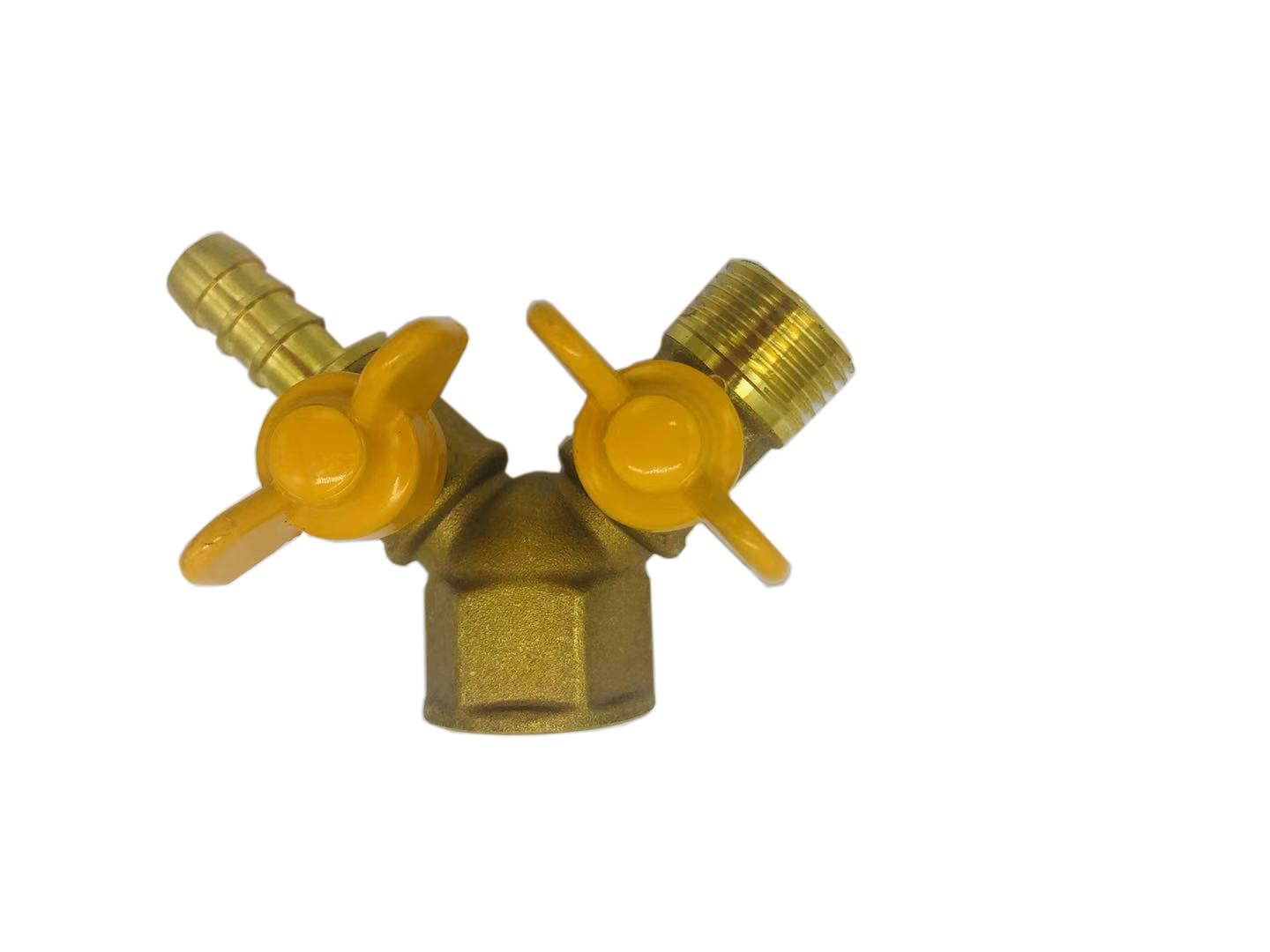 brass thread gas valve with butterfly handle Hose Connection mini ball valve 1/2