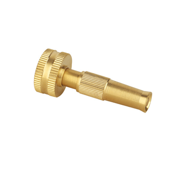 Brass quick connector adjustable garden hose fitting nozzle