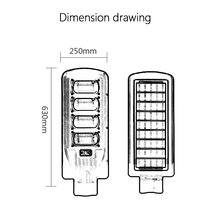 Solar Street Light 40w 50w 60w 80w 90w 100w 150w 200w 300w 400w 500w 800w 1000w 1500w 3000w 6000w Outdoor Street Solar Light