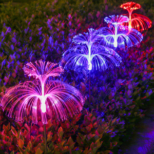 Diy Ip65 Waterproof 2024 NEW PRODUCT jellyfish led light for holiday decoration fiber optic lamps