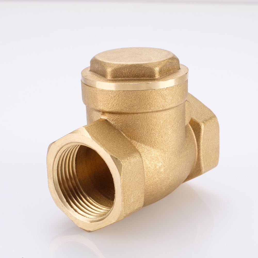 1/2-4 inch  NPT and BSP thread soft seal brass swing check valve