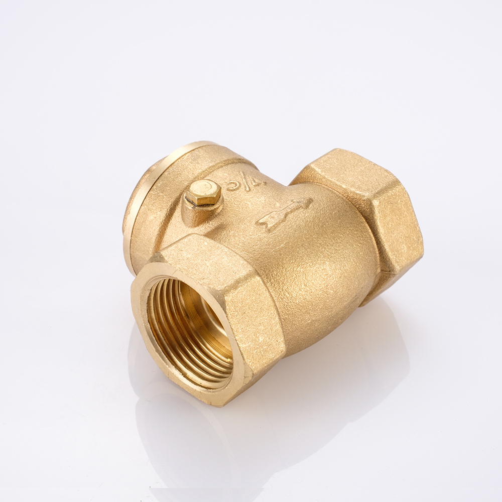 1/2-4 inch  NPT and BSP thread soft seal brass swing check valve