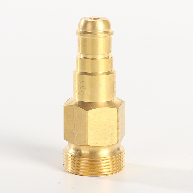 DME Brass Quick Connect Propane Industrial Push In Hose Fitting