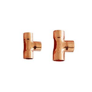 Multi-size Copper Press Fitting 3 Way Elbow Plumbing Coupling Brass Pipe Fitting