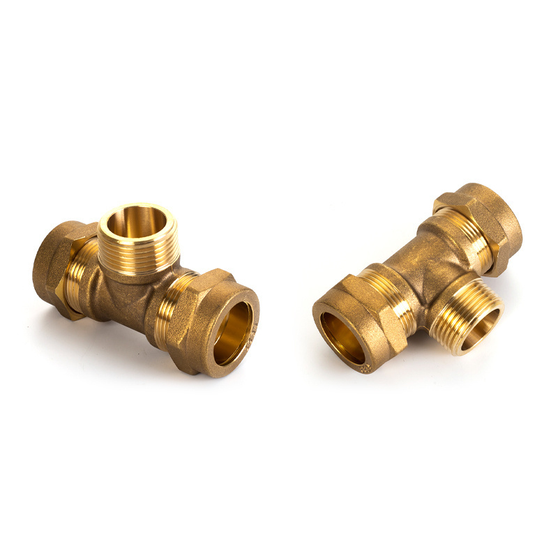 Copper Pipes System Joints Fittings Cast Copper Pump Sanitary Safe Water Pipe Joint