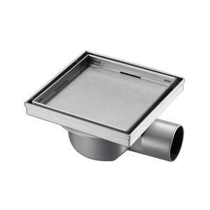 Ss 304 Stainless Steel square shower drain Floor Drain Anti Odor Deodorant bathroom kitchen european market siphon