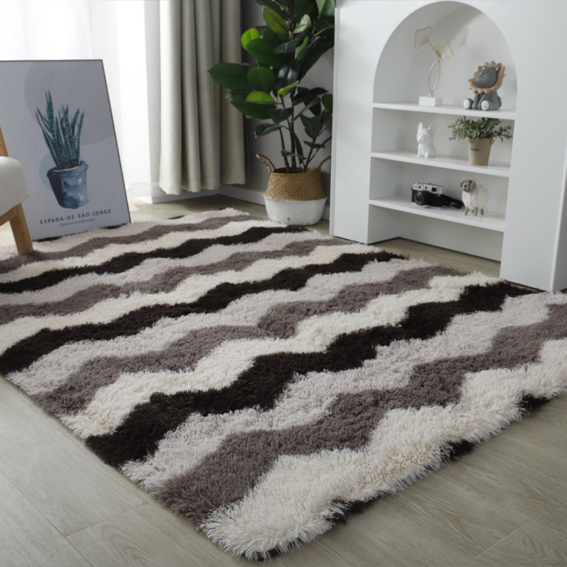 100 %polyester Rug machine made cheap 3d Customized Carpet Rug Custom shag fluffy rugs