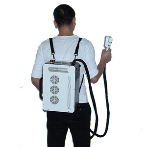 100W 200W Portable Backpack Laser Cleaning Machine cleaning on metal surface Portable Fiber Laser Cleaning Machine Rust Removal