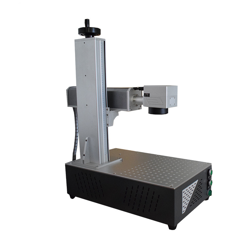 20W 30W 50W Disassembled Desktop Mini Galvo Scanner Align System All In One Optical Fiber  Laser Nameplate Marking Machine