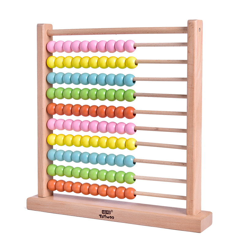 Wooden Educational Learning Math Toys Numbers Counting Calculating Beads Abacus Montessori Game for children kids boys and girls