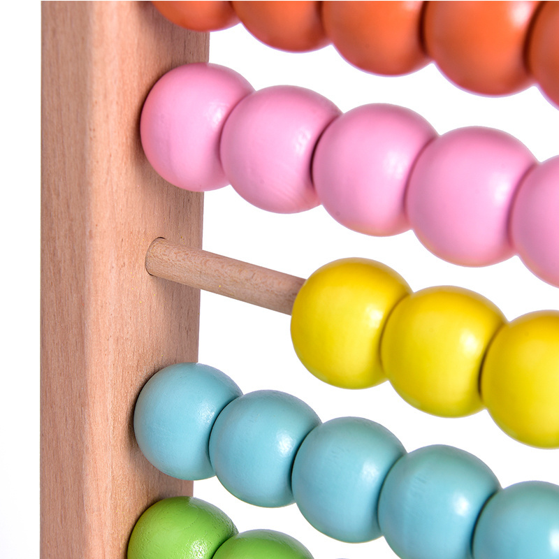 Wooden Educational Learning Math Toys Numbers Counting Calculating Beads Abacus Montessori Game for children kids boys and girls