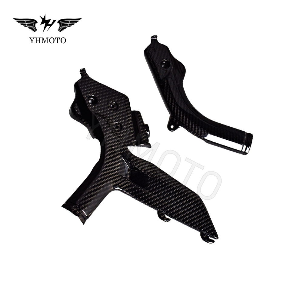 Motorcycle Dirt Pit Bike Accessories Parts Full Carbon Fiber Frame Guard Moulding Protection Cover For KTM DUKE 690 2011-2019