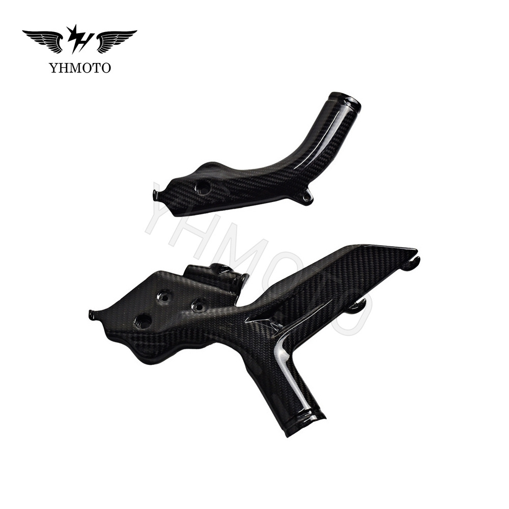 Motorcycle Dirt Pit Bike Accessories Parts Full Carbon Fiber Frame Guard Moulding Protection Cover For KTM DUKE 690 2011-2019