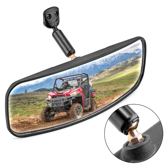 For Polaris Ranger 500 570 900 1000 XP S UTV Parts Accessories Frame 360 360 Rotation Rear View Center Mirror