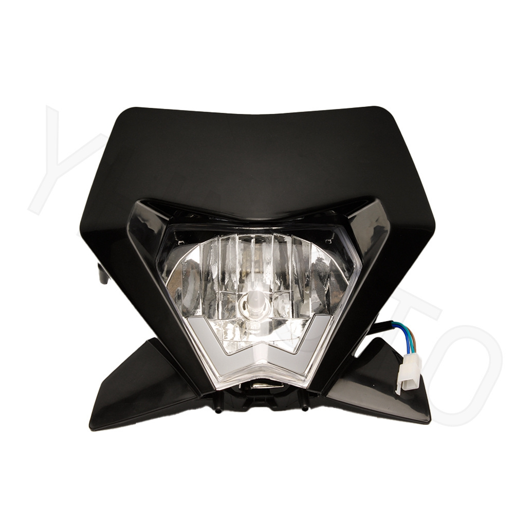 For KTM 2024 + EXC EXC-F SIX DAYS HARDENDURO 150 250 300 350 450 500 Motorcycle Parts Headlight Head Halogen Lamp Light