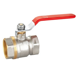 brass faucet and ball valve 1/2 inch brass iron handle iron ball with polishing and ppr nicekl-plated