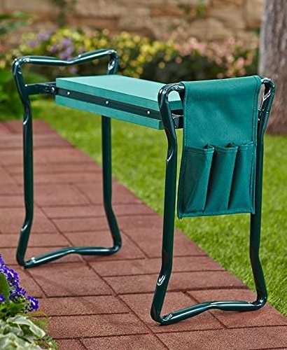 Folding Deep Seat Foldable Garden Kneeling Pad Chair Bench Seat Stool Garden Kneeler with Handles for Gardening