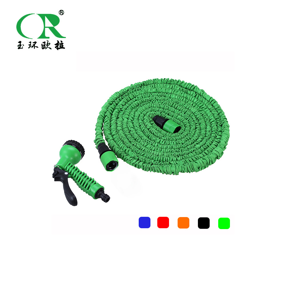 High Quality TPE 50ft 75ft 100ft 125ft 150ft  ble Bendable Retractable Expandable Magic Garden Water Hose Pipe with Nozzle/