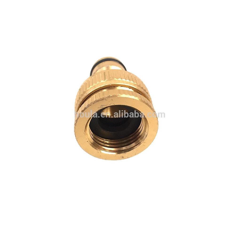 water hose tap adapter '1/2' '3/4'  Brass and Zinc garden hose Universal Faucet Connector Factory supply of goods