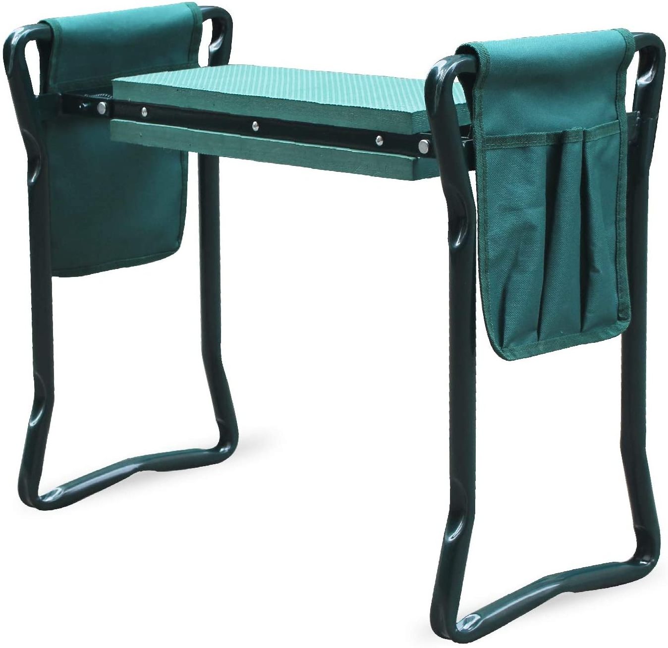 Folding Deep Seat Foldable Garden Kneeling Pad Chair Bench Seat Stool Garden Kneeler with Handles for Gardening