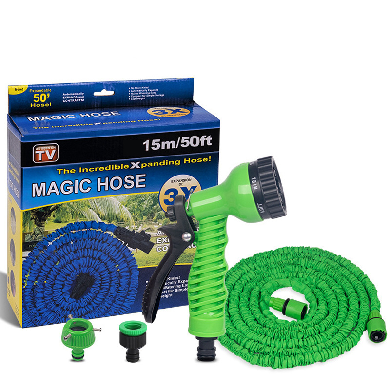 Quality Expandable Garden Hose 25FT 50FT 75FT 100FT 150FT Rubber Hose Promotion Snake Garden Water Hose