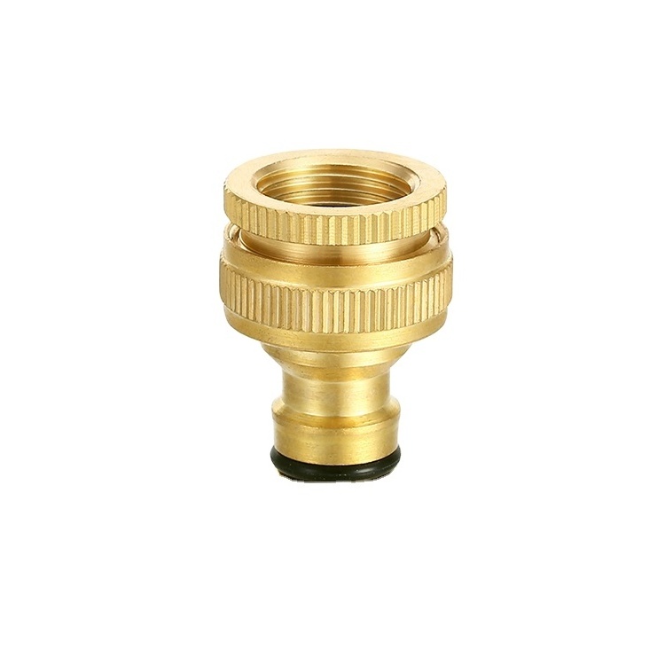 water hose tap adapter '1/2' '3/4'  Brass and Zinc garden hose Universal Faucet Connector Factory supply of goods