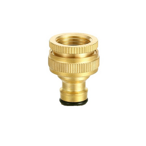 water hose tap adapter '1/2' '3/4'  Brass and Zinc garden hose Universal Faucet Connector Factory supply of goods