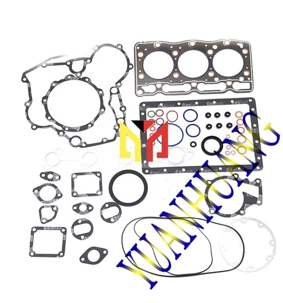 NewFull Gasket set for Kubota D905 Engjne Gasket Kit 3 Diesel Engine Parts For Kubota Tractor