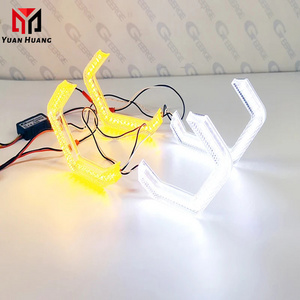 LED Angel Light Led Halo Ring Angel Eyes For Projector Lens Headlight Decoration Polygon Light Other Car Light Accessories