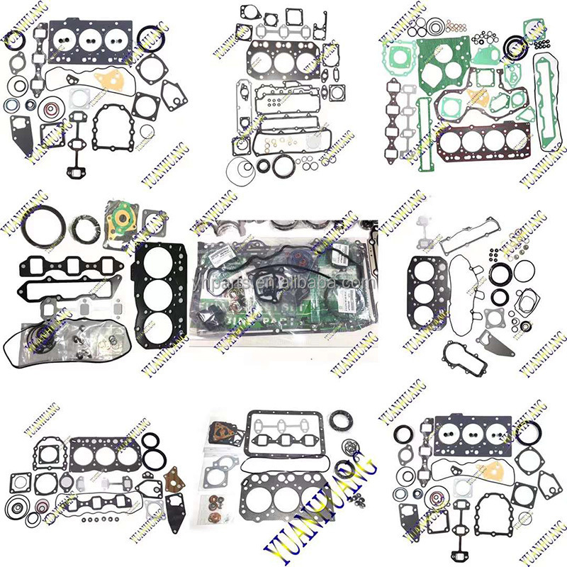 V1505 engine gasket kit  for KUBOTA overhaul repair set cylinder head gasket for excavator tractor diesel engine V1505