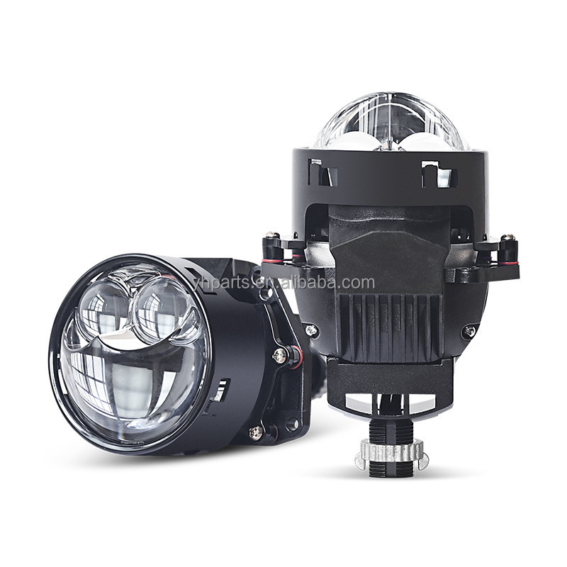 3 Inch  Bi LED Lens Module 70W Double Projector for Hella 3R Headlight H1 H4 H7 9005 9006 LED Light Auto Kit