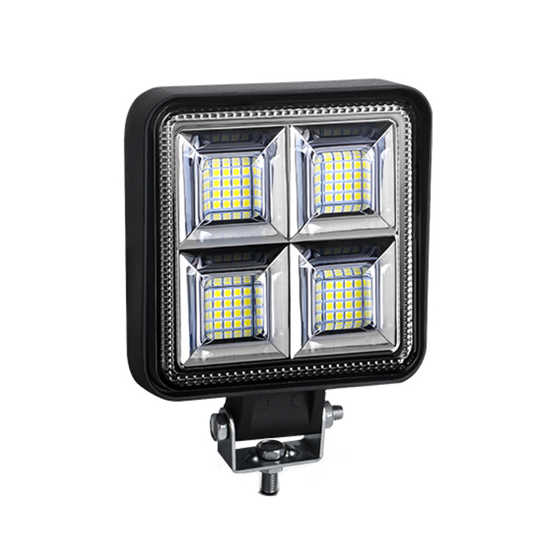 4 Inch LED Work Light Square 192W 144W Driving Lamp For SUV ATV Tractor Boat Trucks 4x4 4WD Trailer Spotlight 12V 24V